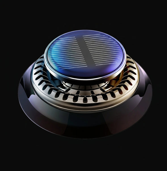 Car Air Freshener, Solar Rotating Car Essential Oil Diffuser, Car Interior Decor Accessories, Odor Eliminator For Car Office Home Car Aromatherapy Car Essential Oil Diffuser Auto Diffuser